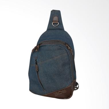 Catnip Denim Tas Selempang Pria - Biru Navy