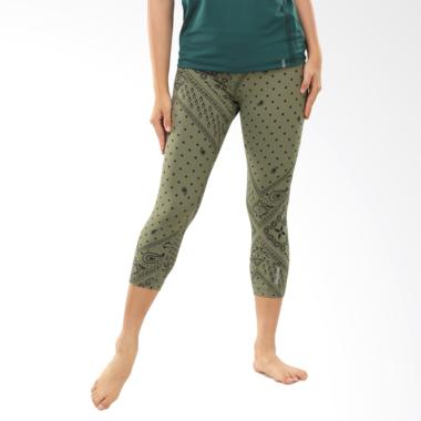Reebok Yoga Printed Capri Celana Olahraga Wanita [BJ9766]