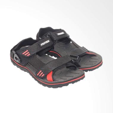 Faster Cartenz 02 Sandal Gunung Pria - Black Red