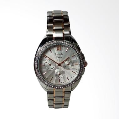 Alexandre Christie AC2695BF Multifunction Jam Tangan Wanita - Silver Rosegold