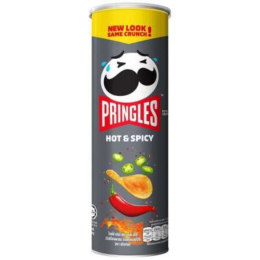 Promo Harga Pringles Potato Crisps Hot & Spicy 107 gr - Blibli