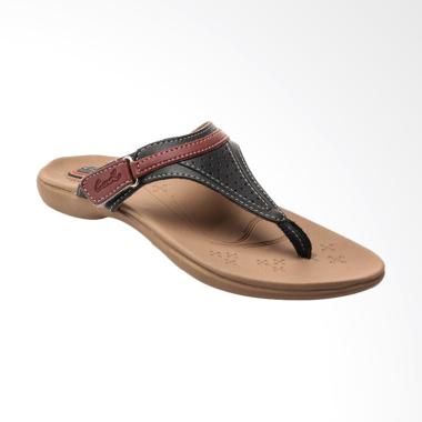 Carvil 51.GRP.001.05/GRAPE-01 L Ladies Casual Sandal Wanita - Black