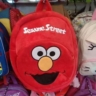 TAS RANSEL ANAK 2RIT KARAKTER ANGELA DISNEY BARNEY ELMO SIZE L grape