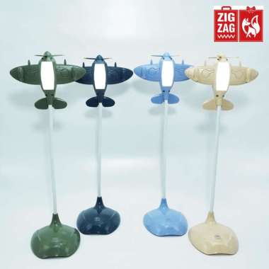 Zigzag Official Lampu Baca Pesawat Helikopter Meja Lampu Tidur Light with USB  pesawat