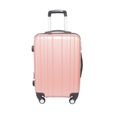 Real Polo 7716 Fiber ABS Hardcase Tas Koper - Rose Gold [20 Inch]