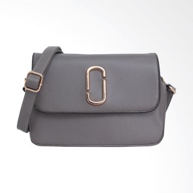 Lorica by Elizabeth Maiesel Sling Bag - Abu-abu