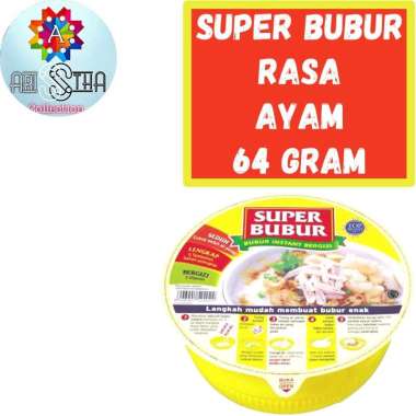 Super bubur Instan Kemasan Mangkok Rasa Ayam