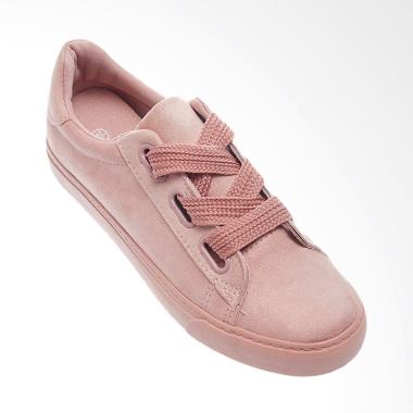 Octav 6519 Eylaa Wide Lace Sepatu Sneaker Wanita - Pink