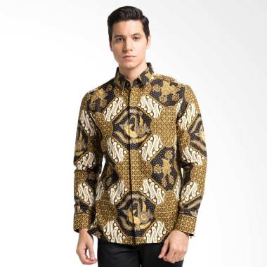 Arthesian Batik Antasena Batik Printing Kemeja Pria - Hitam