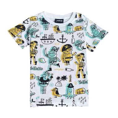 Kazel Babywear Source · Jumma Kids The Old Salt Full Printed Kaos Anak .