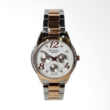 Bonia BNB10420-2615S Stainless Stee ... Wanita - Silver Rosegold