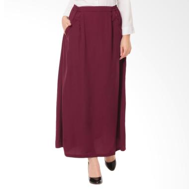 Covered Up Lula Skirt - Maroon