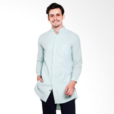 VM Panjang Pakistan Baju Koko Muslim Pria - Soft Green