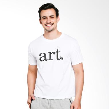 JCLOTHES Kaos Pria Kaos Distro Tumblr Tee ART - Putih