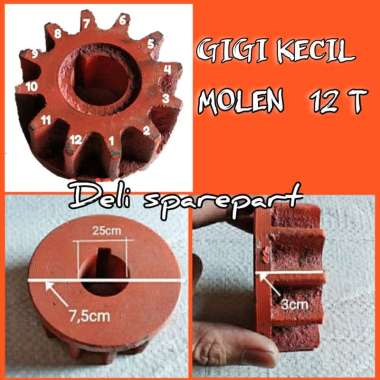 Gigi Kecil Molen pengaduk Semen 12T