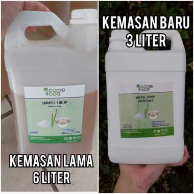 COME FOOD SIMPEL SIRUP ( GULA CAIR ) 3000gr SIMPEL SIRUP ( GULA CAIR ) 3 liter
