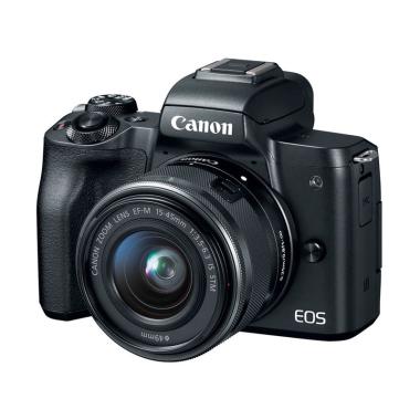 Canon EOS M50 Kit 15-45mm Kamera Mirrorless - Black