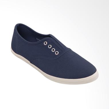 Minarno Laceless Sepatu Wanita - Blue