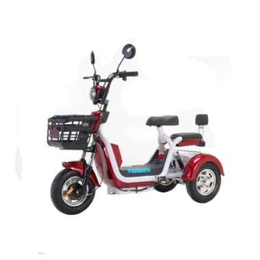 Uwinfly Romeo Sepeda Listrik Roda 3 Dengan Power Motor 600W dan Battery Kering 48V 20Ah Merah
