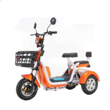 Uwinfly Romeo Sepeda Listrik Roda 3 Dengan Power Motor 600W dan Battery Kering 48V 20Ah Orange