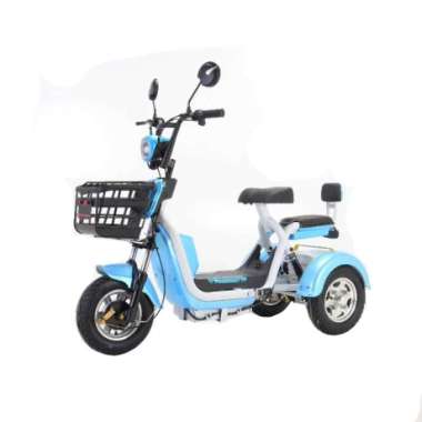 Uwinfly Romeo Sepeda Listrik Roda 3 Dengan Power Motor 600W dan Battery Kering 48V 20Ah Biru