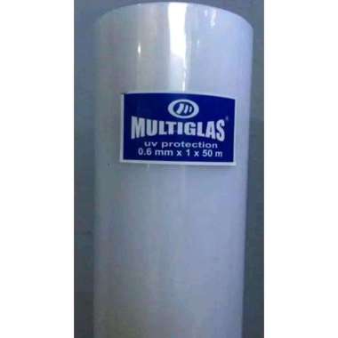 Fiber pagar polos Multiglas putih