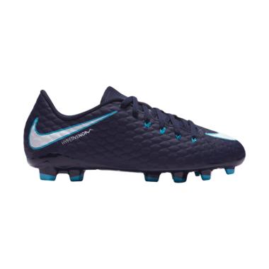NIKE Hypervenom Phelon III FG JR Ar ... lue [852595414/ Original]