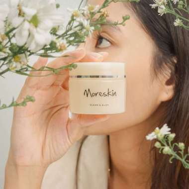 MORESKIN Clean And Glow Krim - Cream Pemutih Wajah Korea / Penghilang Flek Di Wajah / Pelembab Muka