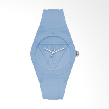 GUESS W0979L6 Retro Pop Analog Rubber Jam Tangan Unisex - Soft Blue