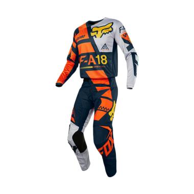 Fox 180 Sayak Jersey Motocross Anak Size L Celana Size 26 Orange 19446 19447 009 L26c Free Flip Flop Tc