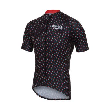 Stolen Goat Mens Bodyline Pharmacy Short Sleeve Jersey Ltd Edition Pakaian Sepeda Pria - Black Stolen Goat Mens Bodyline Pharmacy Short Sleeve Jersey Ltd Edition Pakaian Sepeda Pria - Black