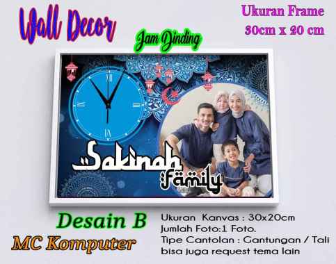 Walldecor/hiasan dinding custom foto, jam dinding custom, hadiah pernikahan, hadiah wisuda, hadiah u