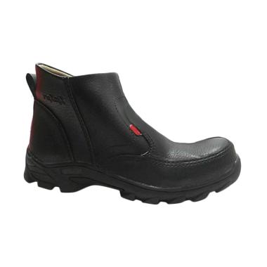 Kickers Phelix Hiking Boot Sepatu Safety Pria - Hitam