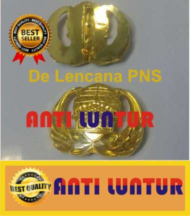 Pin Korpri warna emas tidak akan luntur Pengait peniti