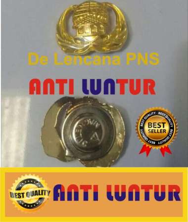 Pin Korpri warna emas tidak akan luntur Pengait magnet