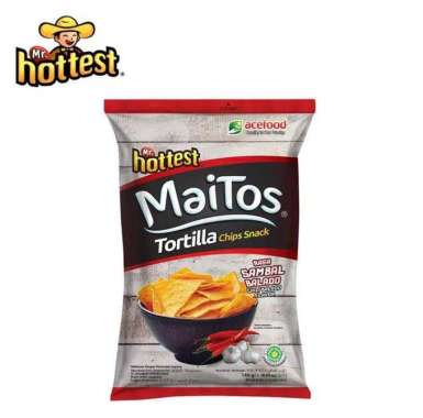 Maitos Tortilla Chips Sambal Balado 140gr