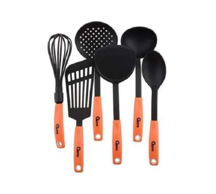 Oxone Set Spatula / Sutil / Sodet Nilon OX-953 - Oranye
