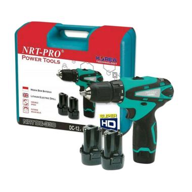 NORITA DC 330 NRT PRO Cordless Screwdriver DC12 Mesin Bor [10mm]