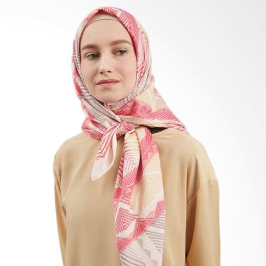 LAMAK Naura Square Shawl Hijab - Pink