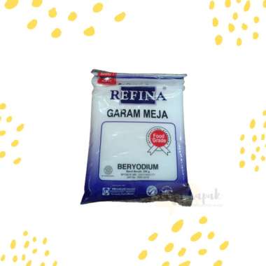 Garam Meja Refina Beryodium Murni & Halus 500gr