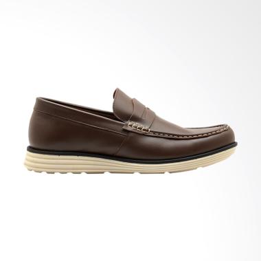 Brodo Senza Slip On Sepatu Pria - Brown IS
