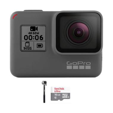 GoPro Hero 6 Combo Attanta Supreme 16 GB Action Camera - Black