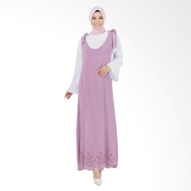 Jfashion Setelan Blouse Tangan Tero ... ss Muslim - Chrystal Pink