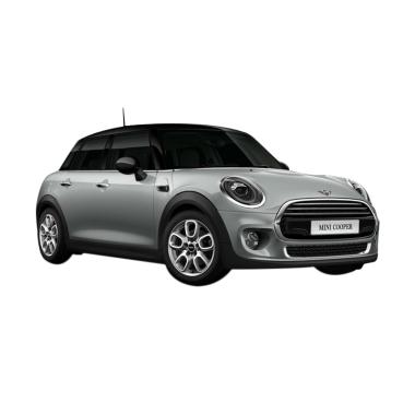 mini cooper 5 door white silver metallic