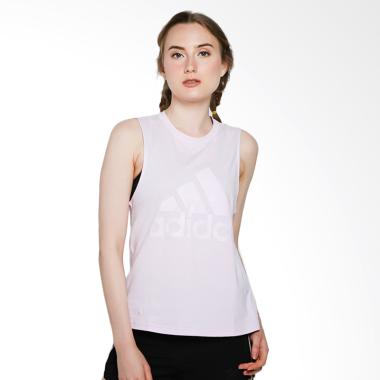adidas Women Essentials Solid Sleev ... ga Wanita - Pink [CF8826]