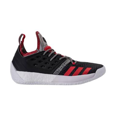 adidas Harden Vol.2 Sepatu Basket Pria - Black Red