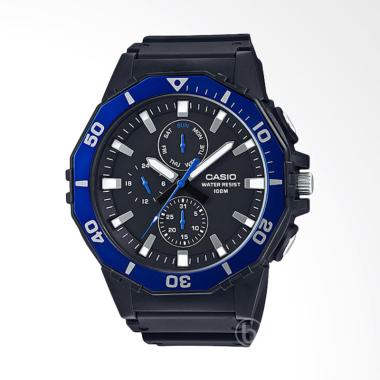 CASIO MRW-400H-2A Diver Multifunction Jam Tangan Pria Black Blue