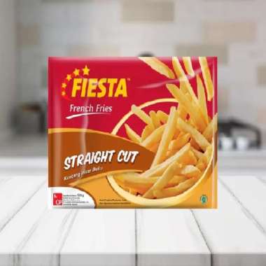 KENTANG GORENG FIESTA FRENCH FRIES STRAIGHT CUT 500GR HALAL