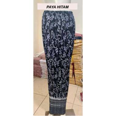 SHIYAN ROK PLISKET TERMURAH Allsize Batik Bawahan Kebaya Rok Jumbo Real Picture PAYA HITAM PLISKET