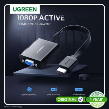 Jual Ugreen Converter HDMI to VGA with 